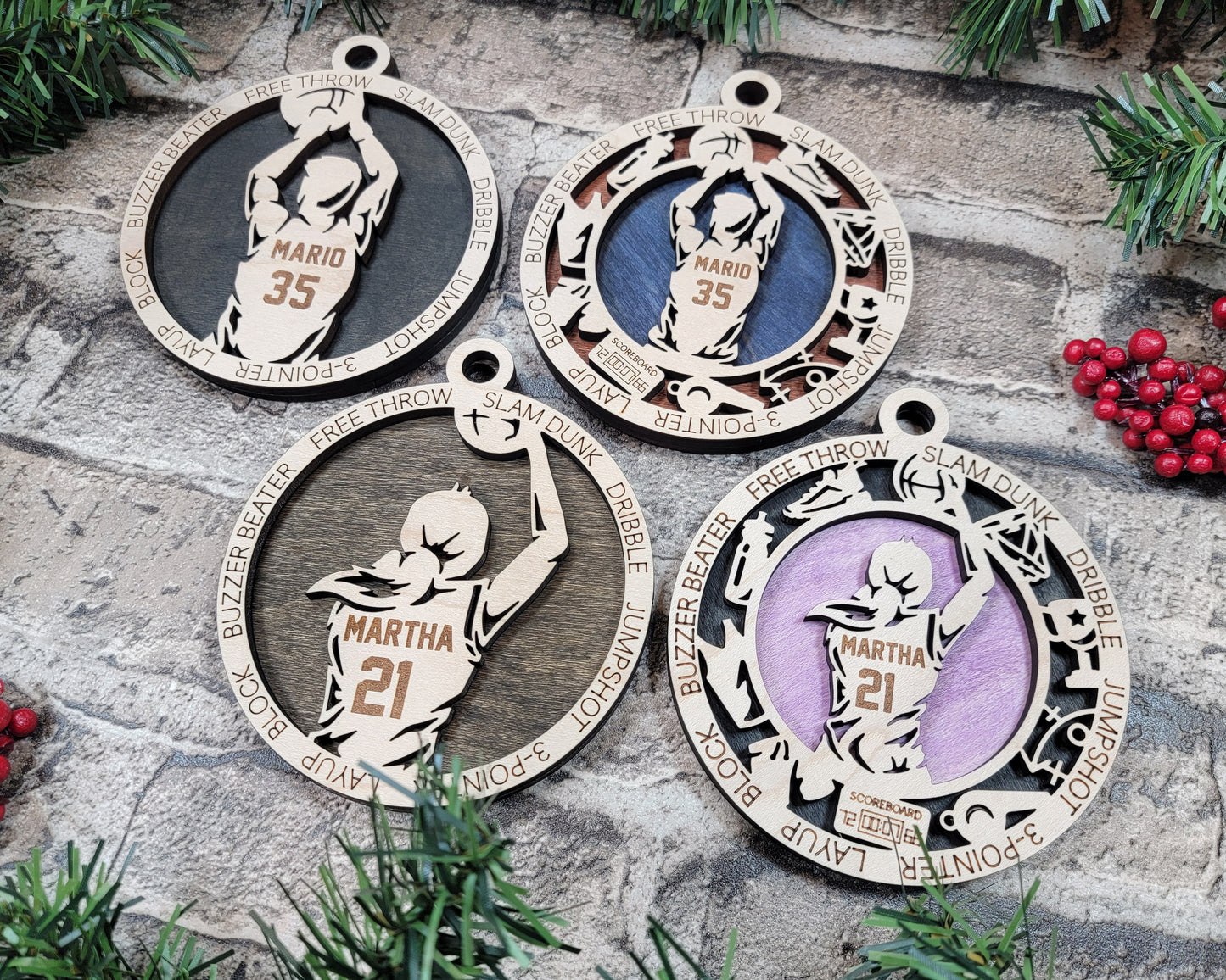Basketball Ornaments