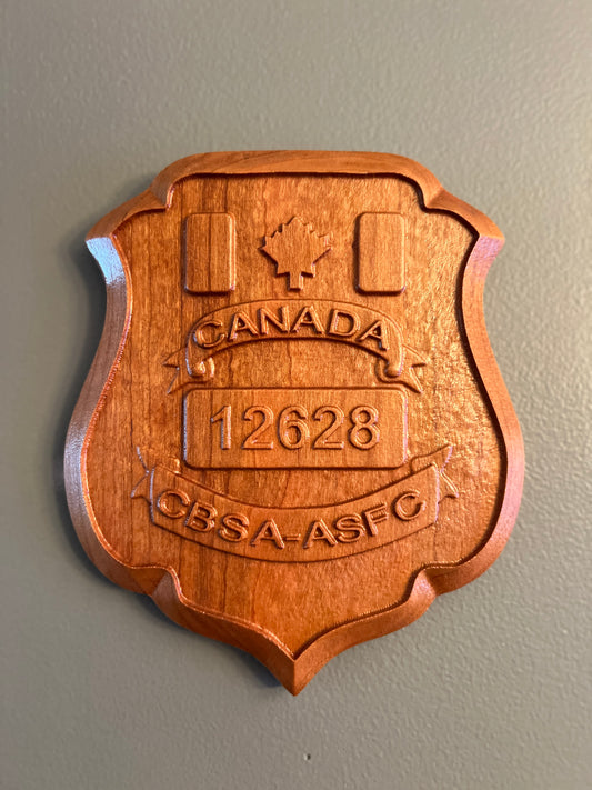 CBSA Wooden Badge/Crest