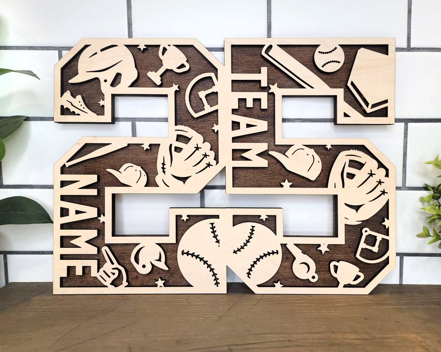 Baseball Numbers and Letters
