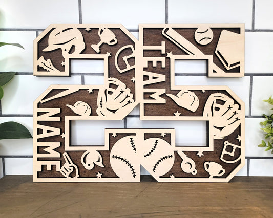 Baseball Numbers and Letters