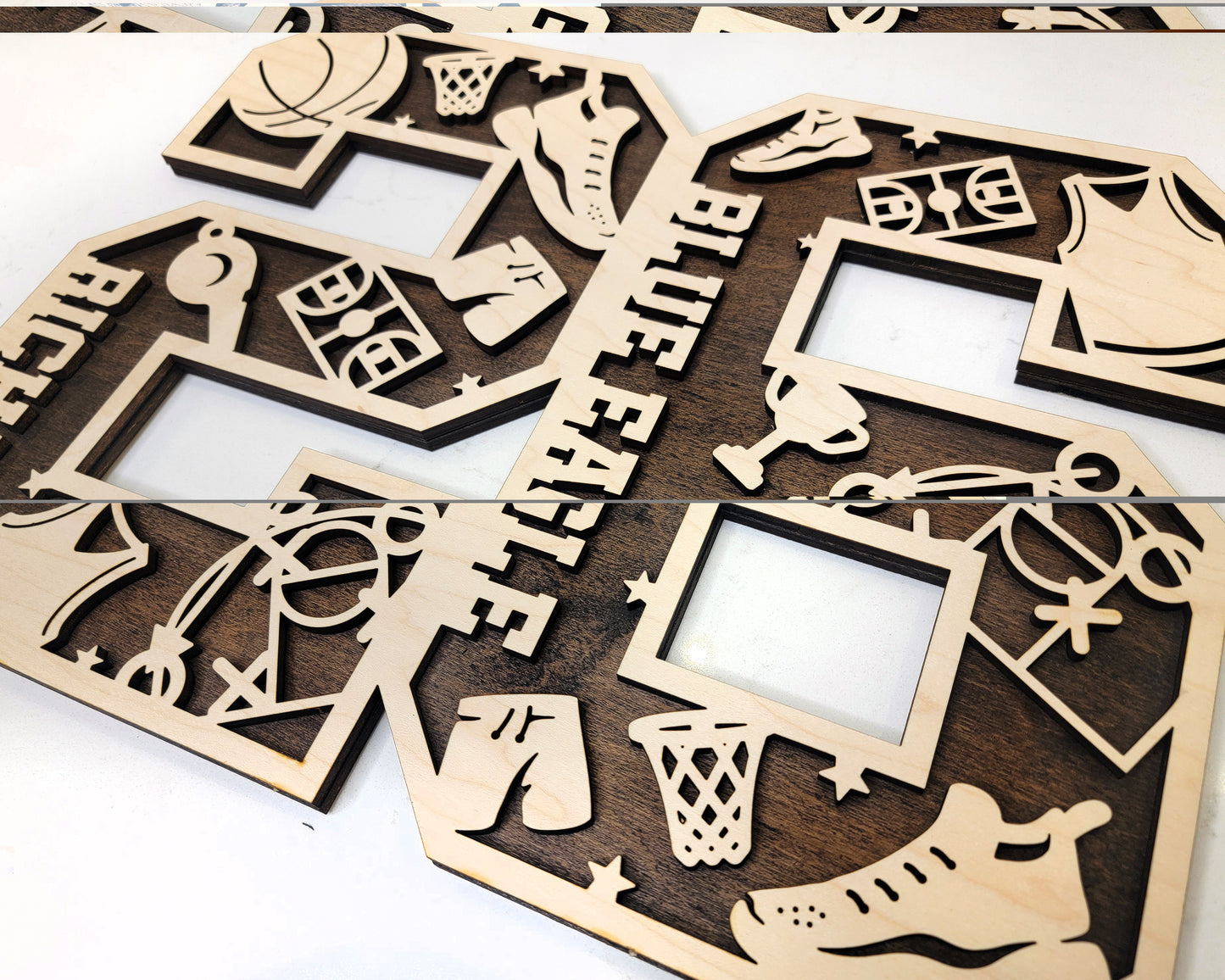 Basketball Numbers and Letters