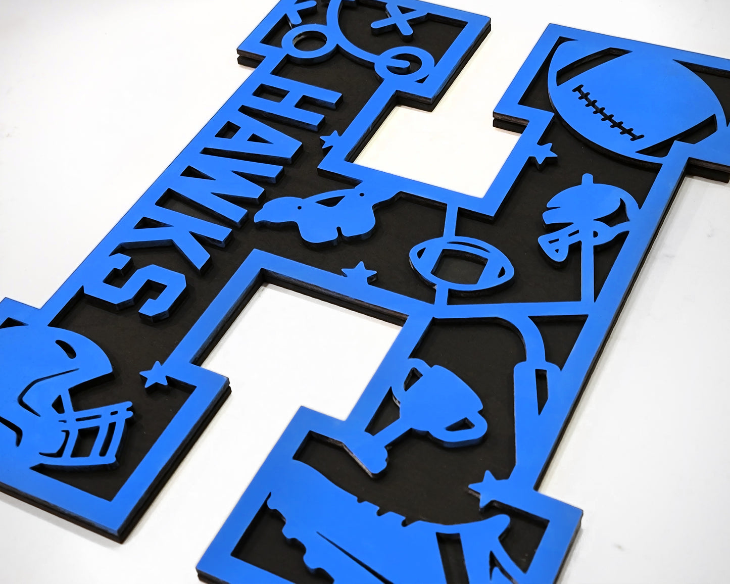 Football Numbers and Letters