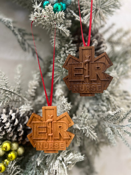 ER Nurse Christmas Ornament