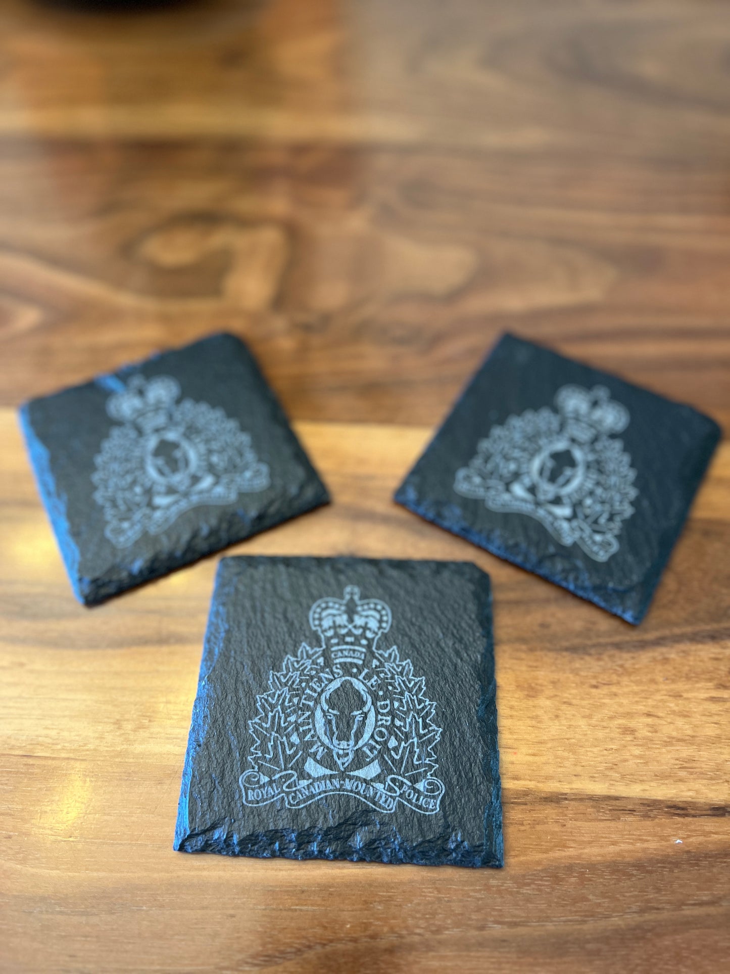 RCMP Slate Coasters