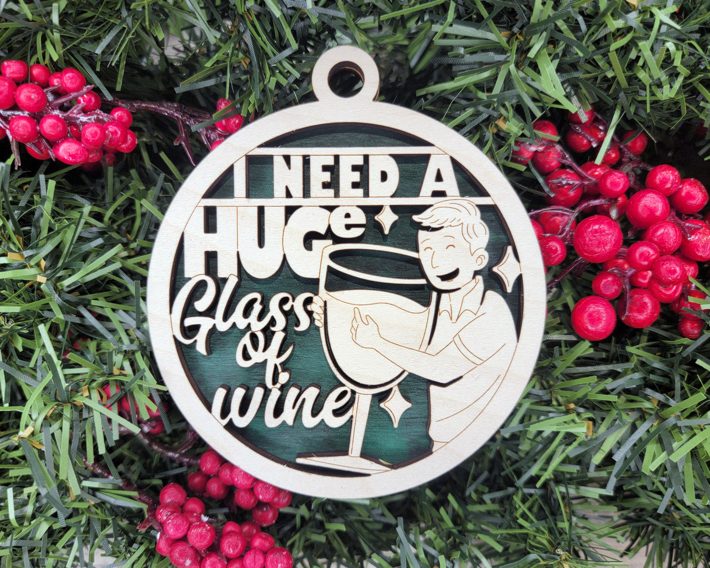 Funny Wine Lover Ornaments