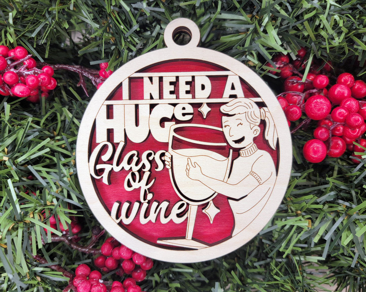 Funny Wine Lover Ornaments