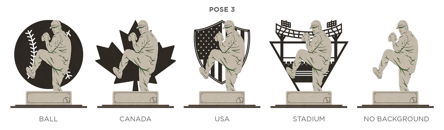 Baseball LED Stand-Up