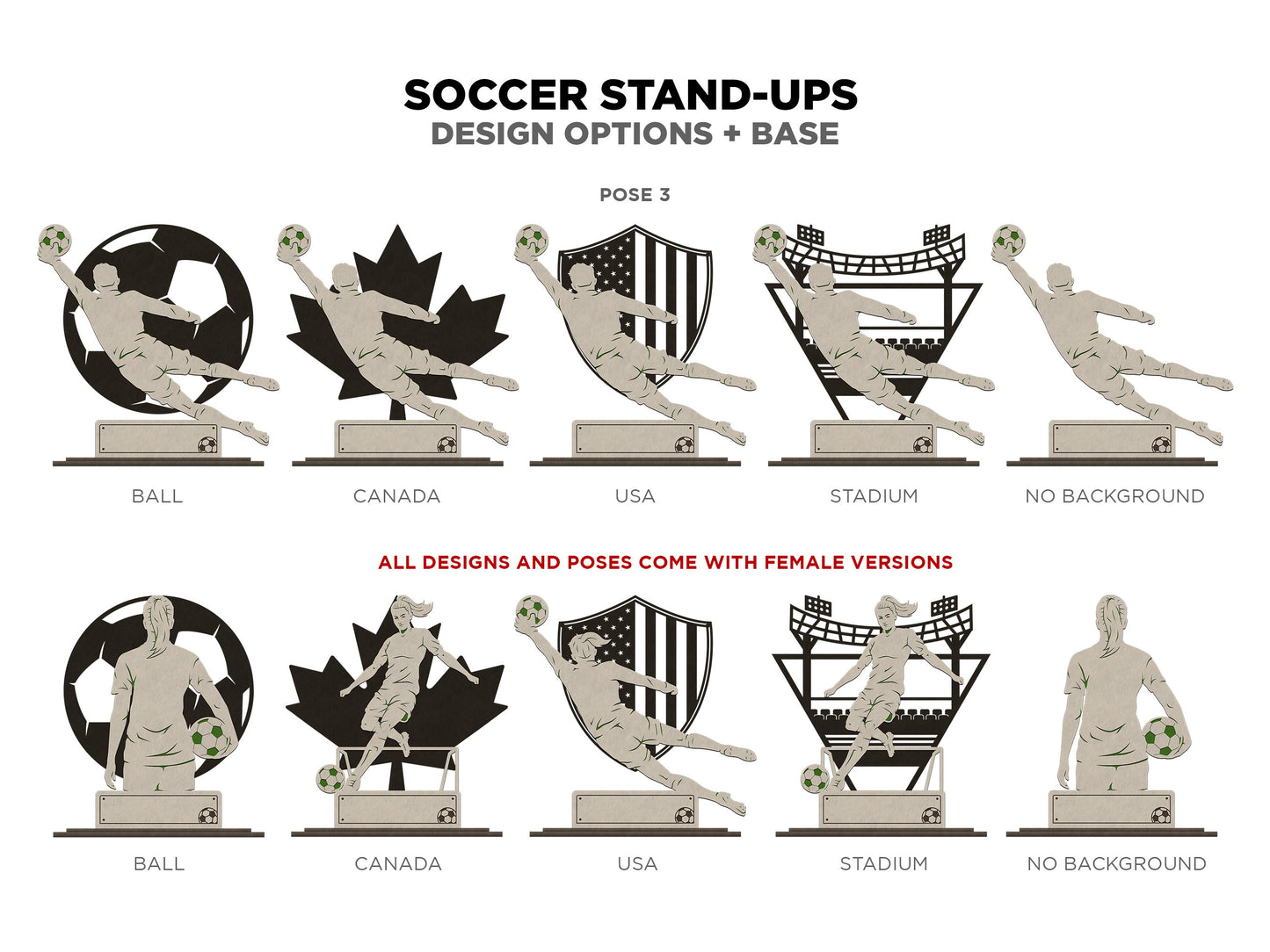 Soccer LED Stand-Up