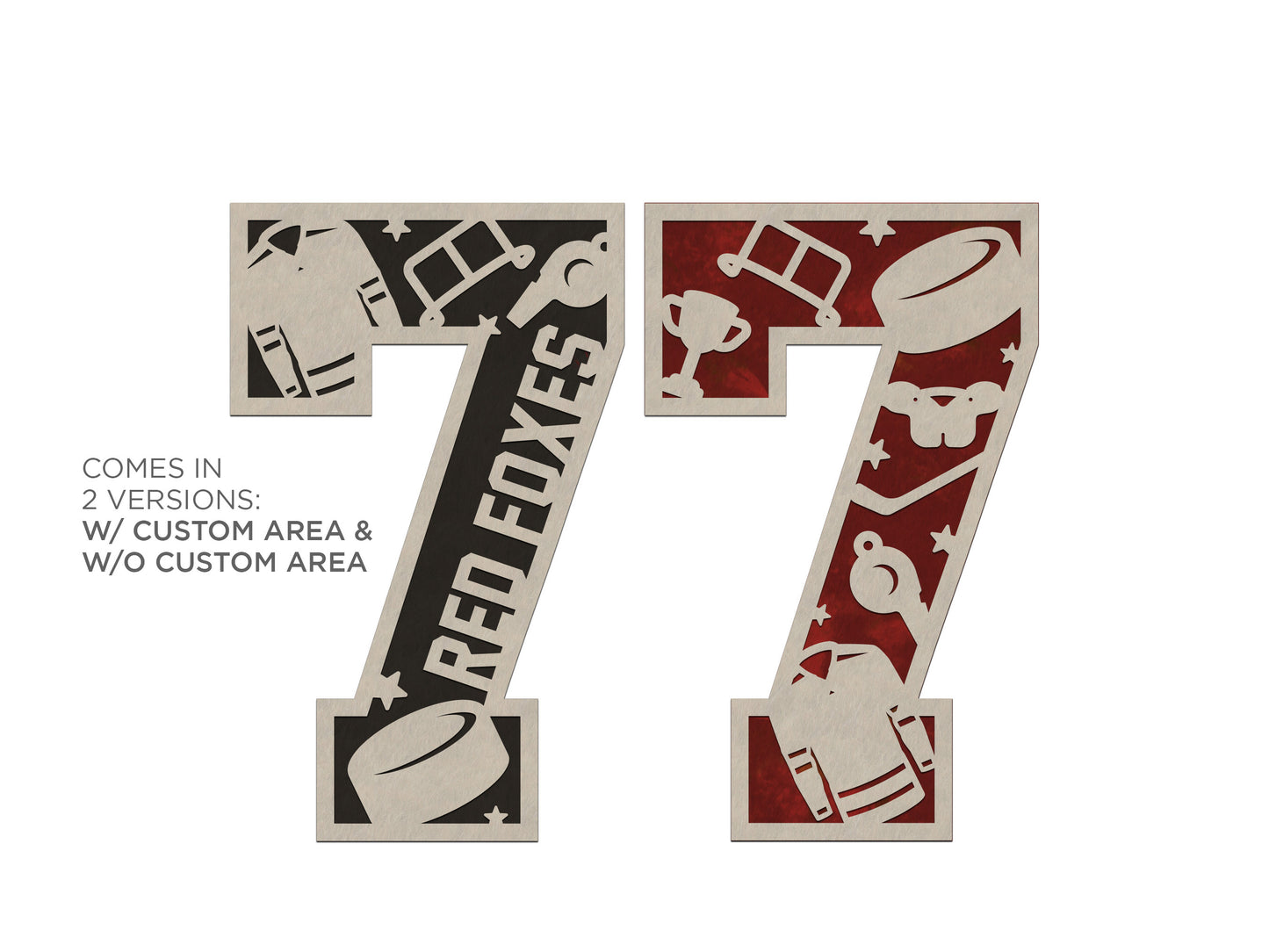 Hockey Numbers and Letters