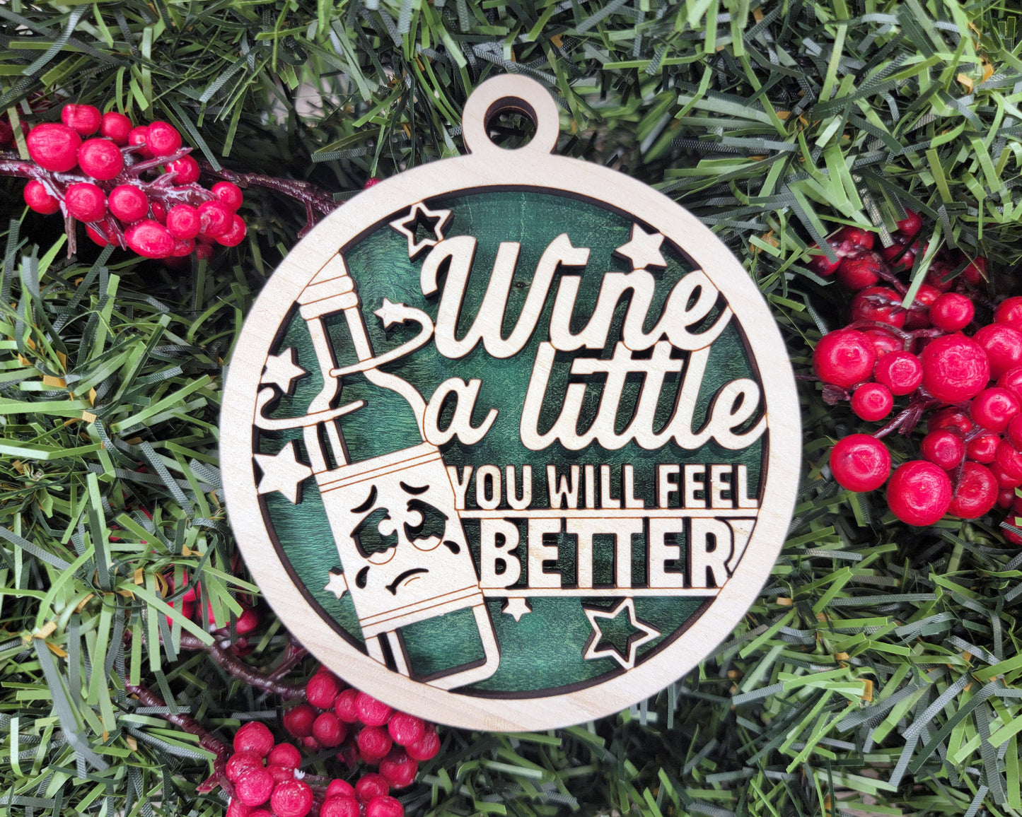 Funny Wine Lover Ornaments