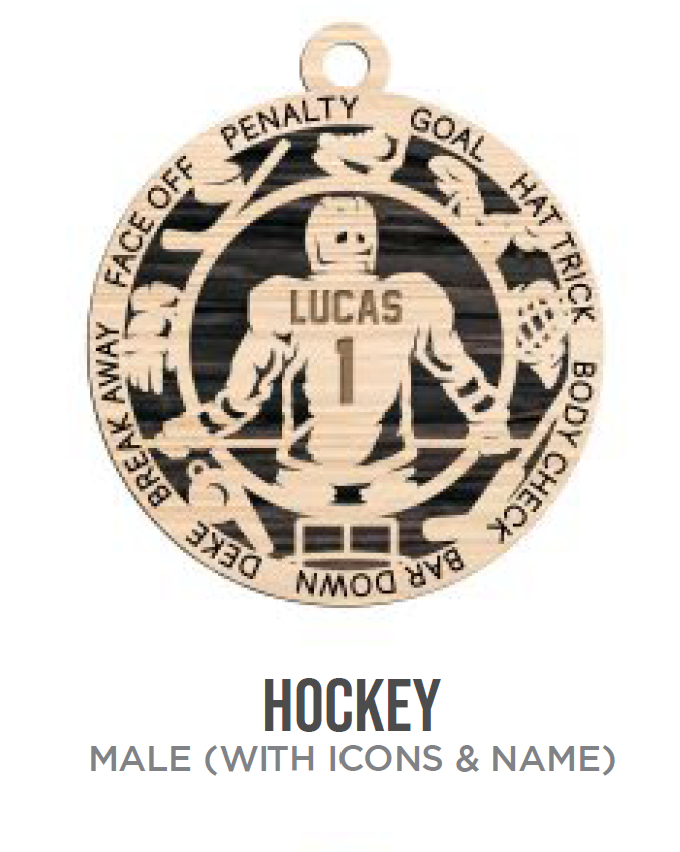 Hockey Ornaments