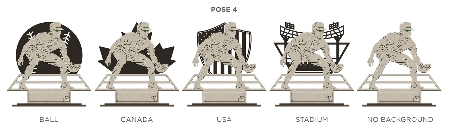 Baseball LED Stand-Up