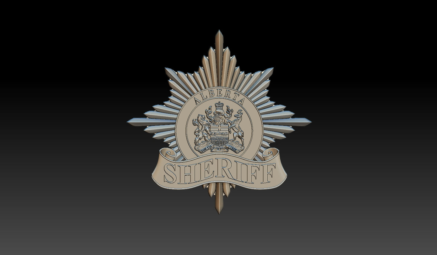 Alberta Sheriffs Christmas Ornaments