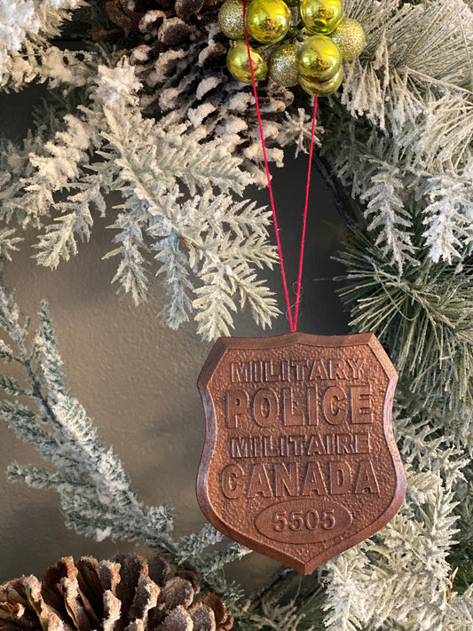 CAF Military Police Christmas Ornament