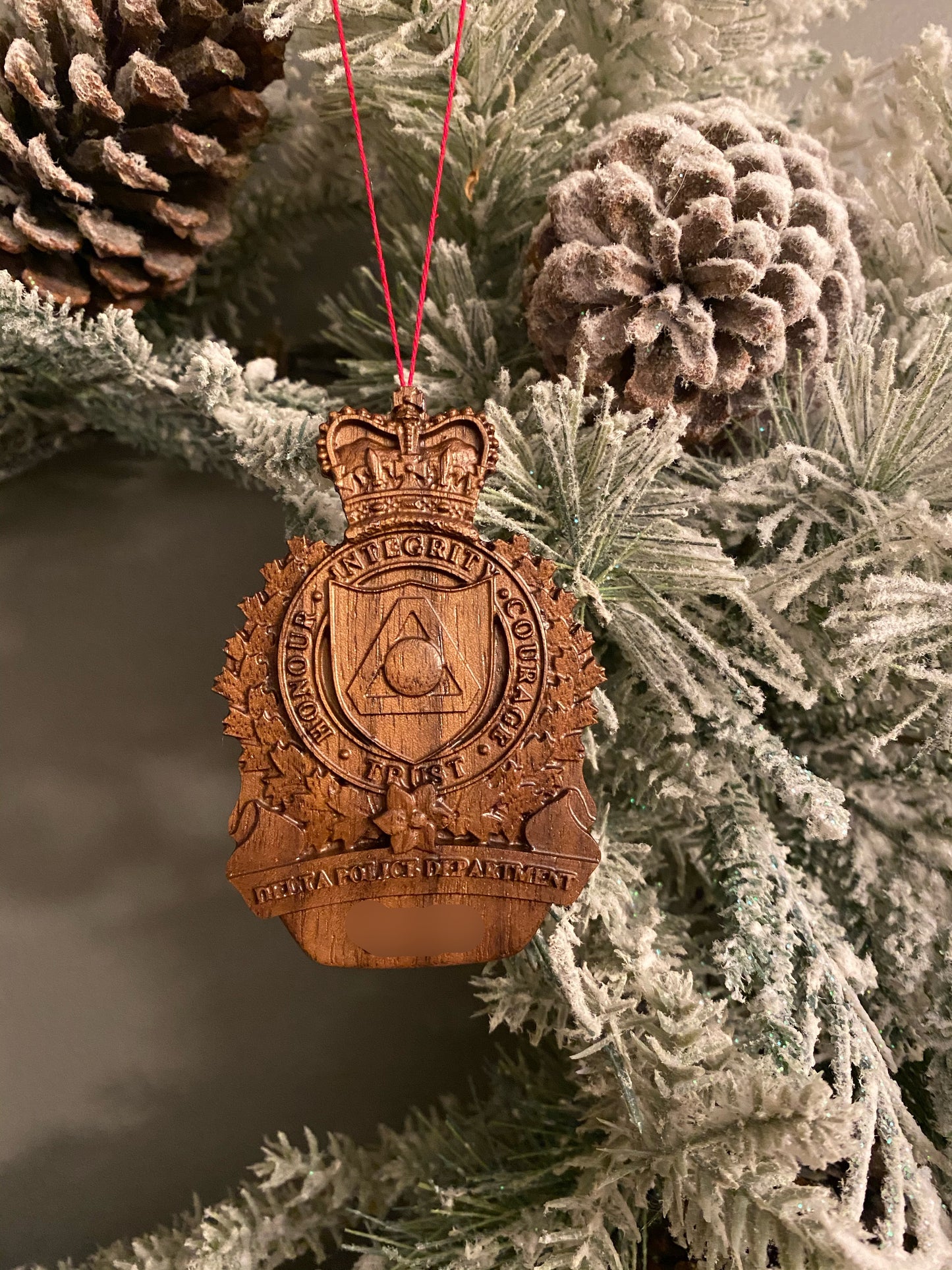 Delta Police Christmas Ornament