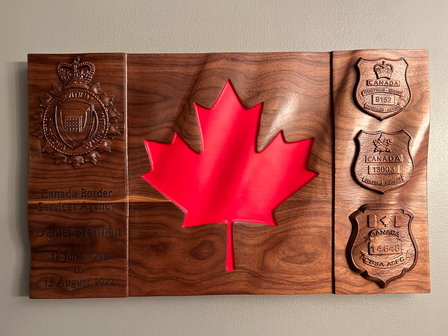 Canadian Police Blue Line Flag