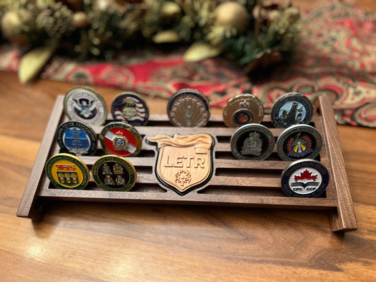 First Responder Desktop Coin Display