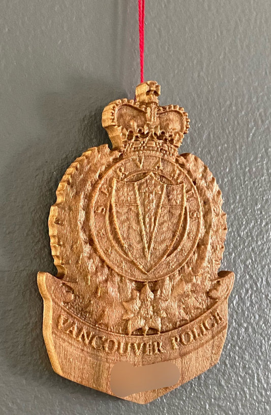 Vancouver Police Christmas Ornament