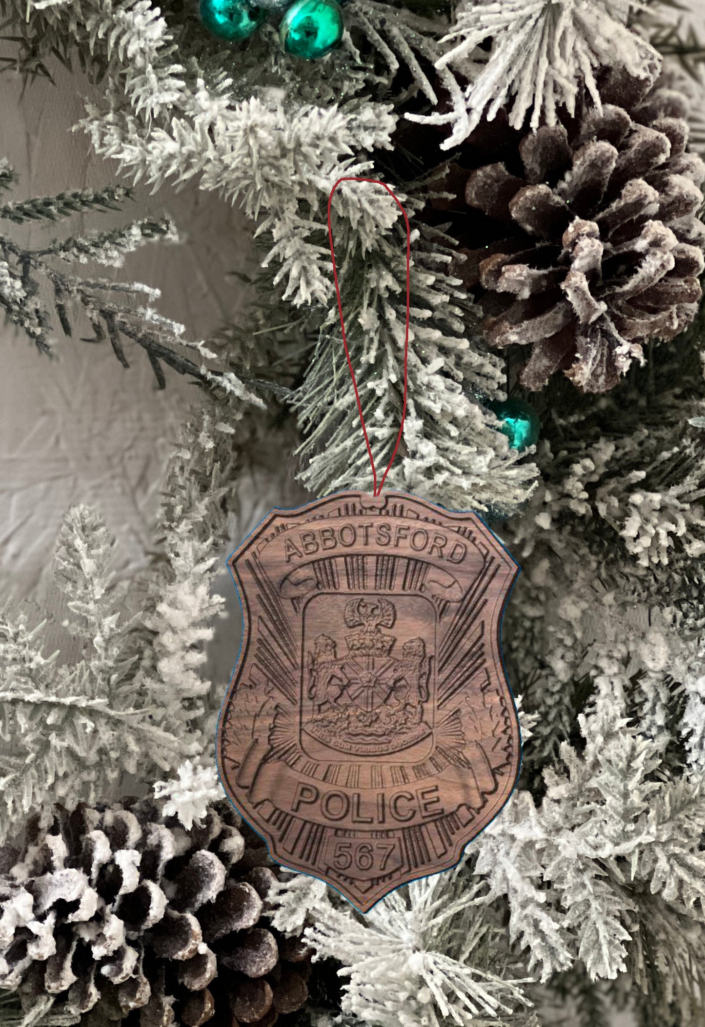 Abbotsford Police Christmas Ornament