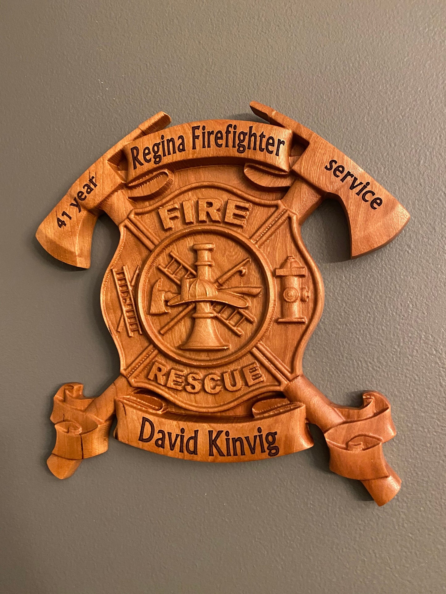 Firefighter Plaque