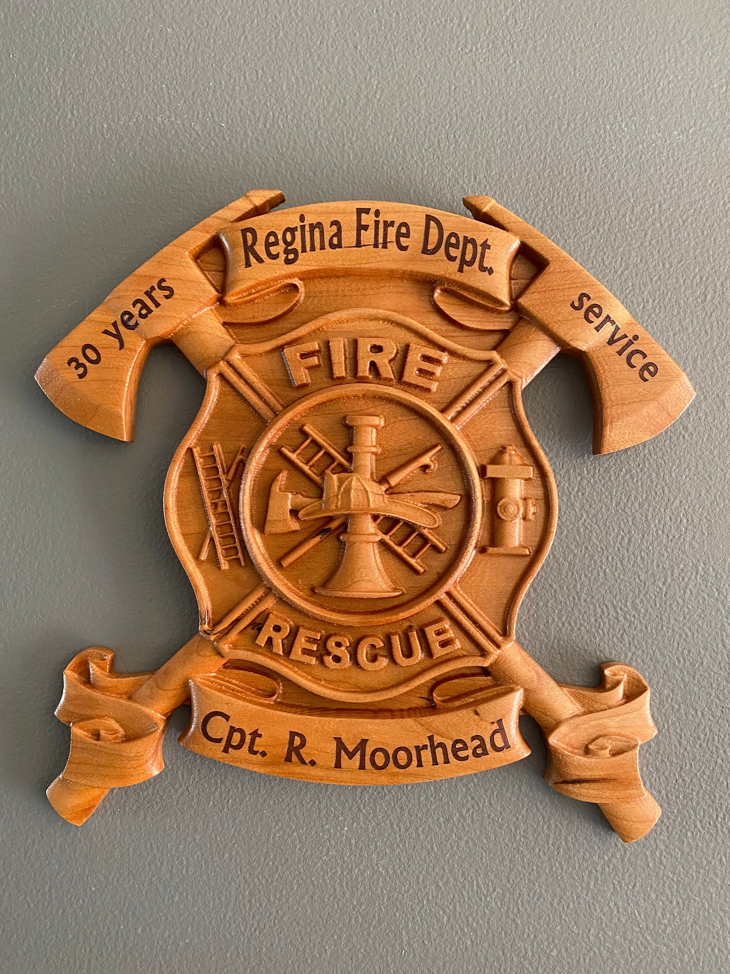 Firefighter Plaque