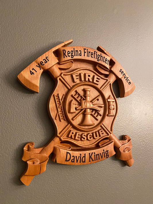 Firefighter Plaque