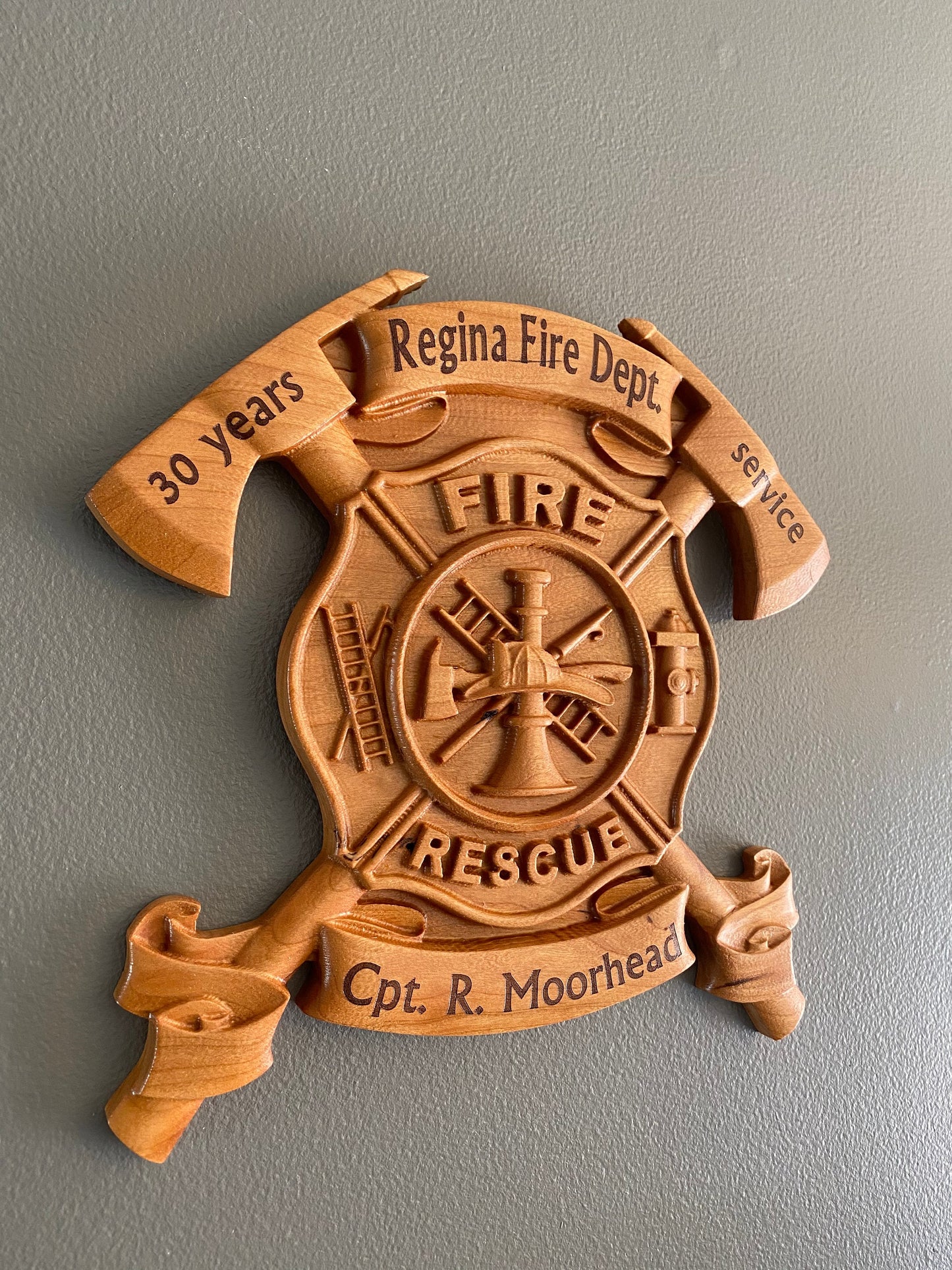 Firefighter Plaque