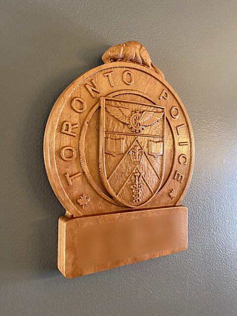 Toronto Police Wooden Badge