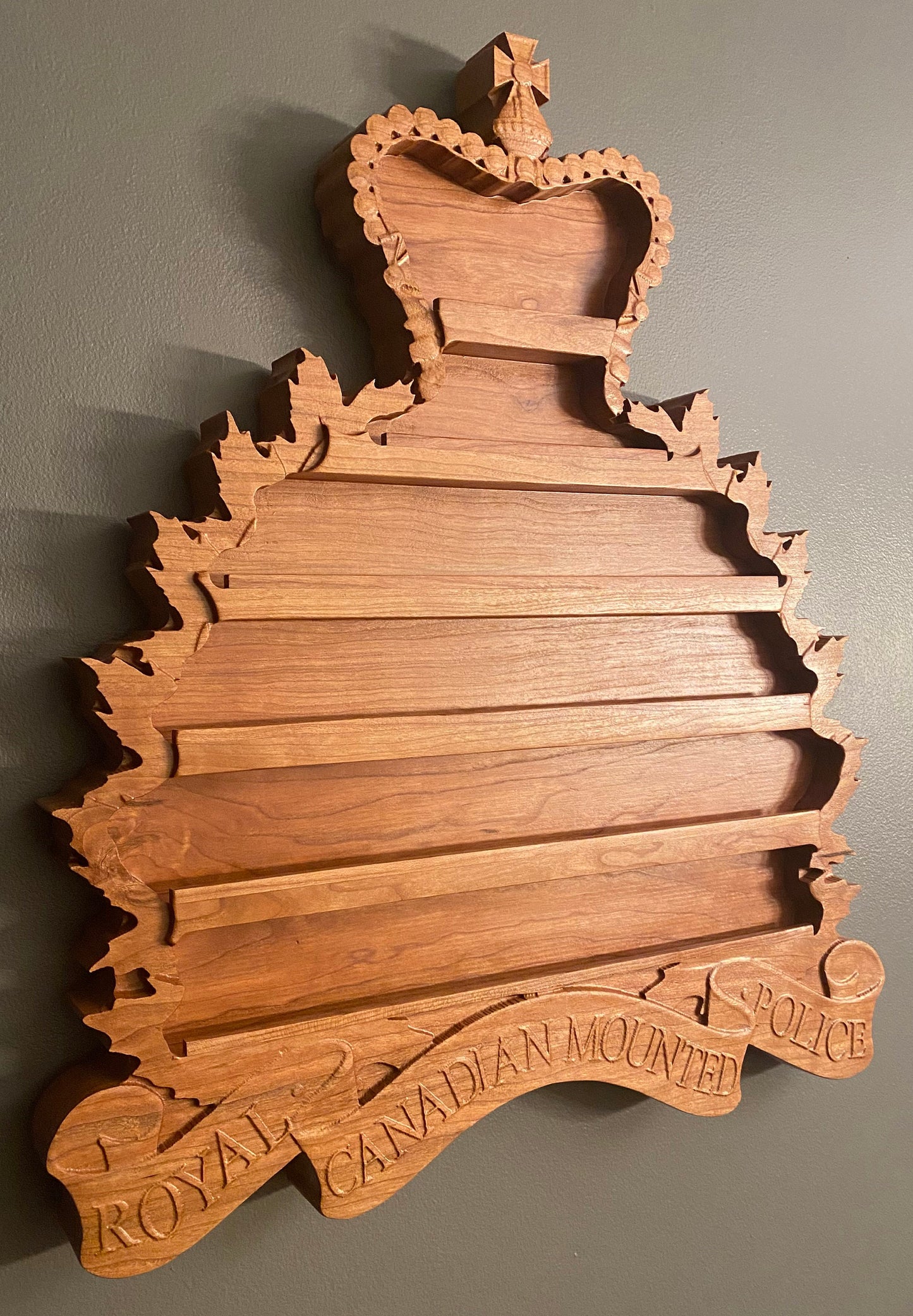 RCMP Challenge Coin Display Case