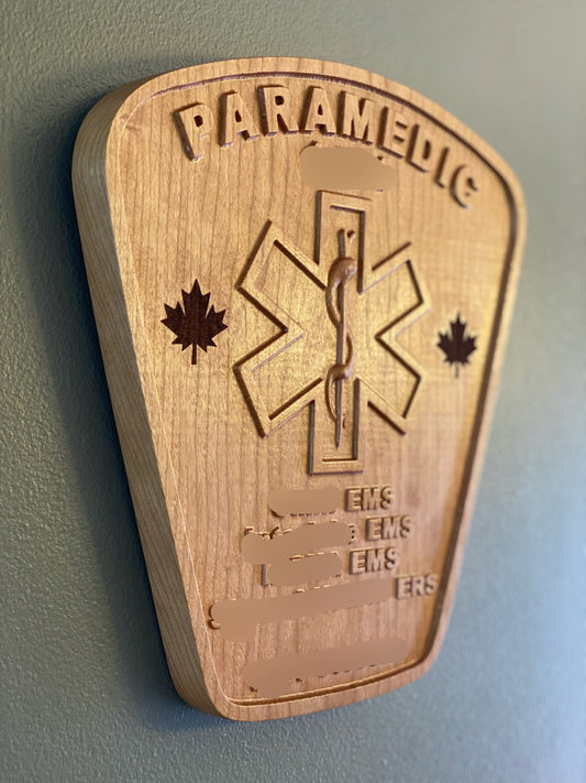 Paramedic Plaque
