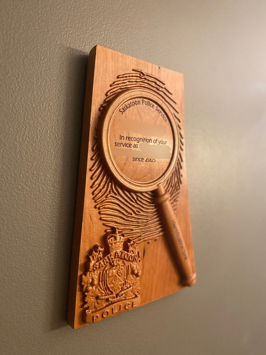 Police Ident Plaque