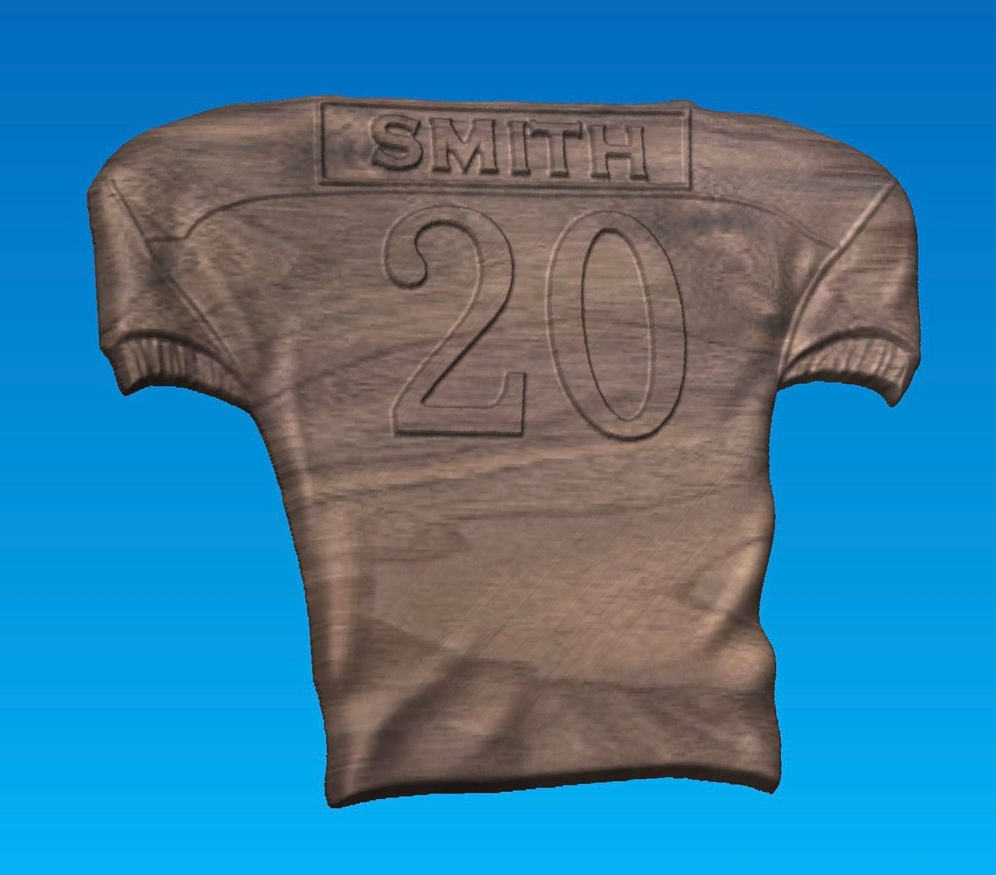 Football Jersey Christmas Ornament