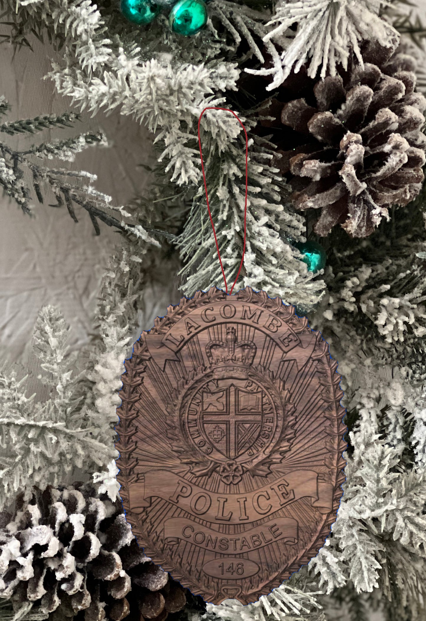 Lacombe Police Services Christmas Ornaments