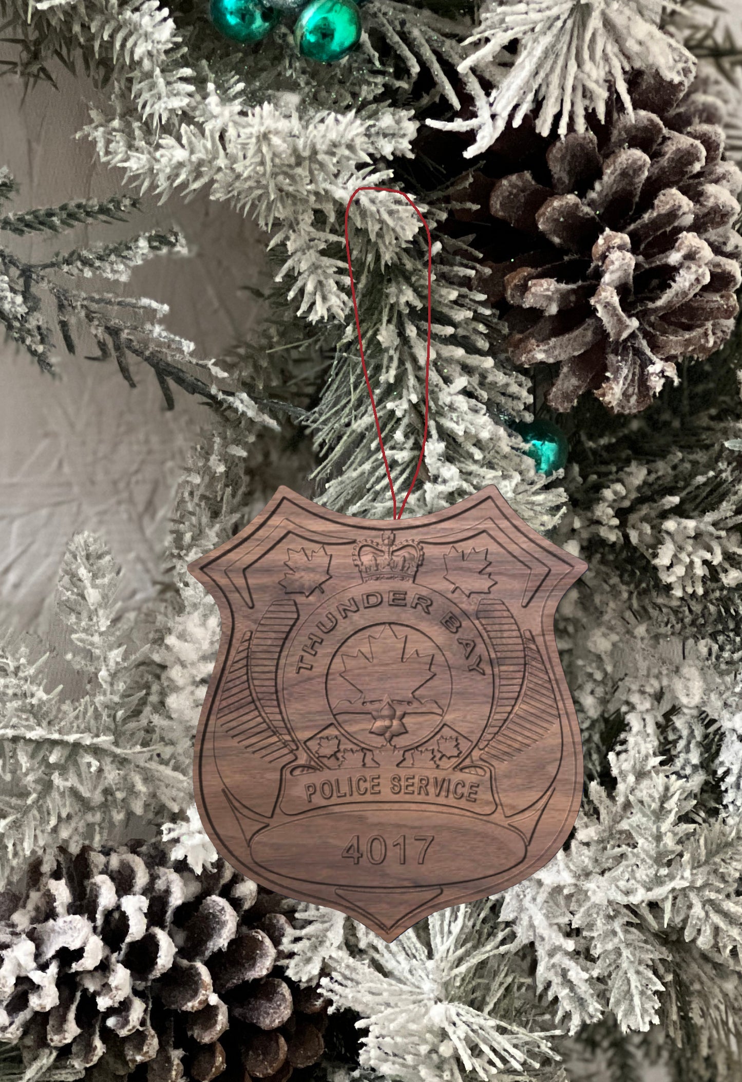 Thunder Bay Police Christmas Ornament