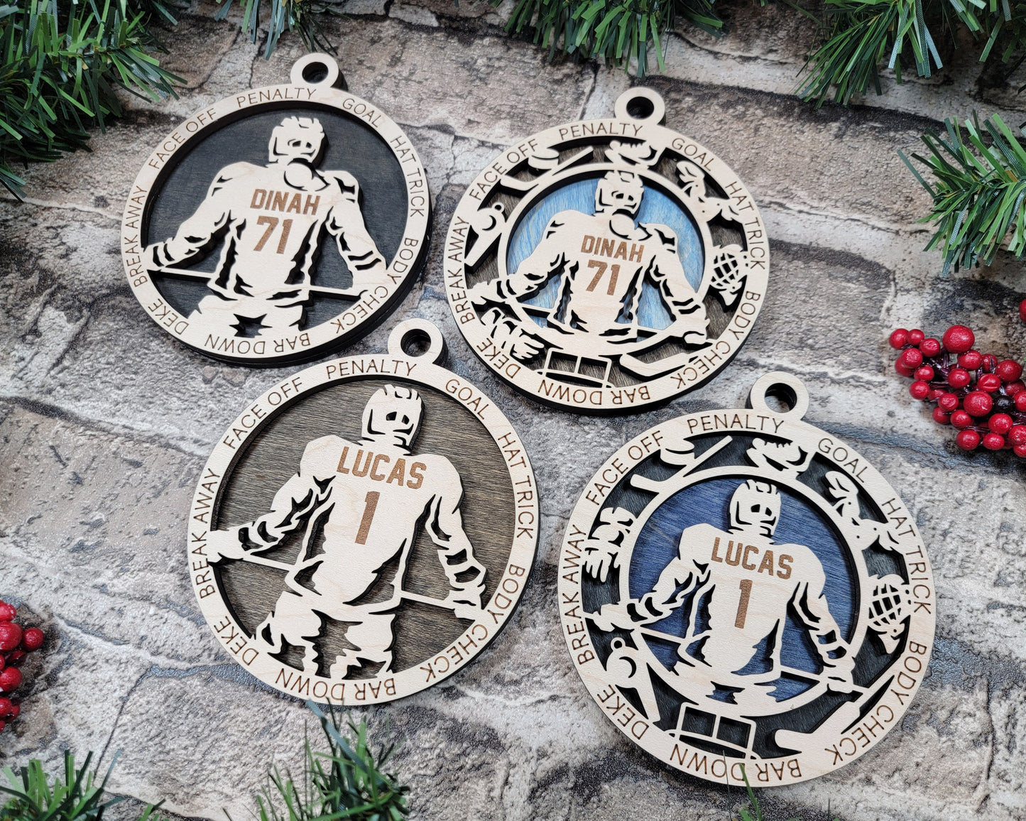 Hockey Ornaments