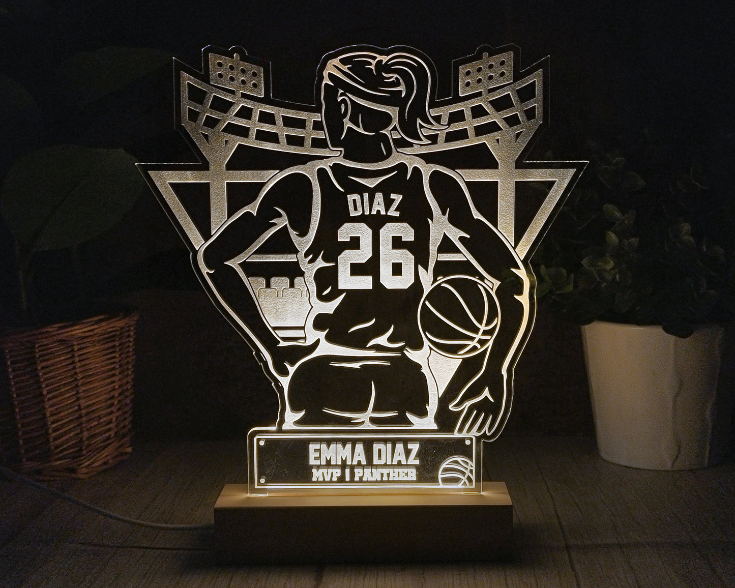 Basketball LED Stand-Up