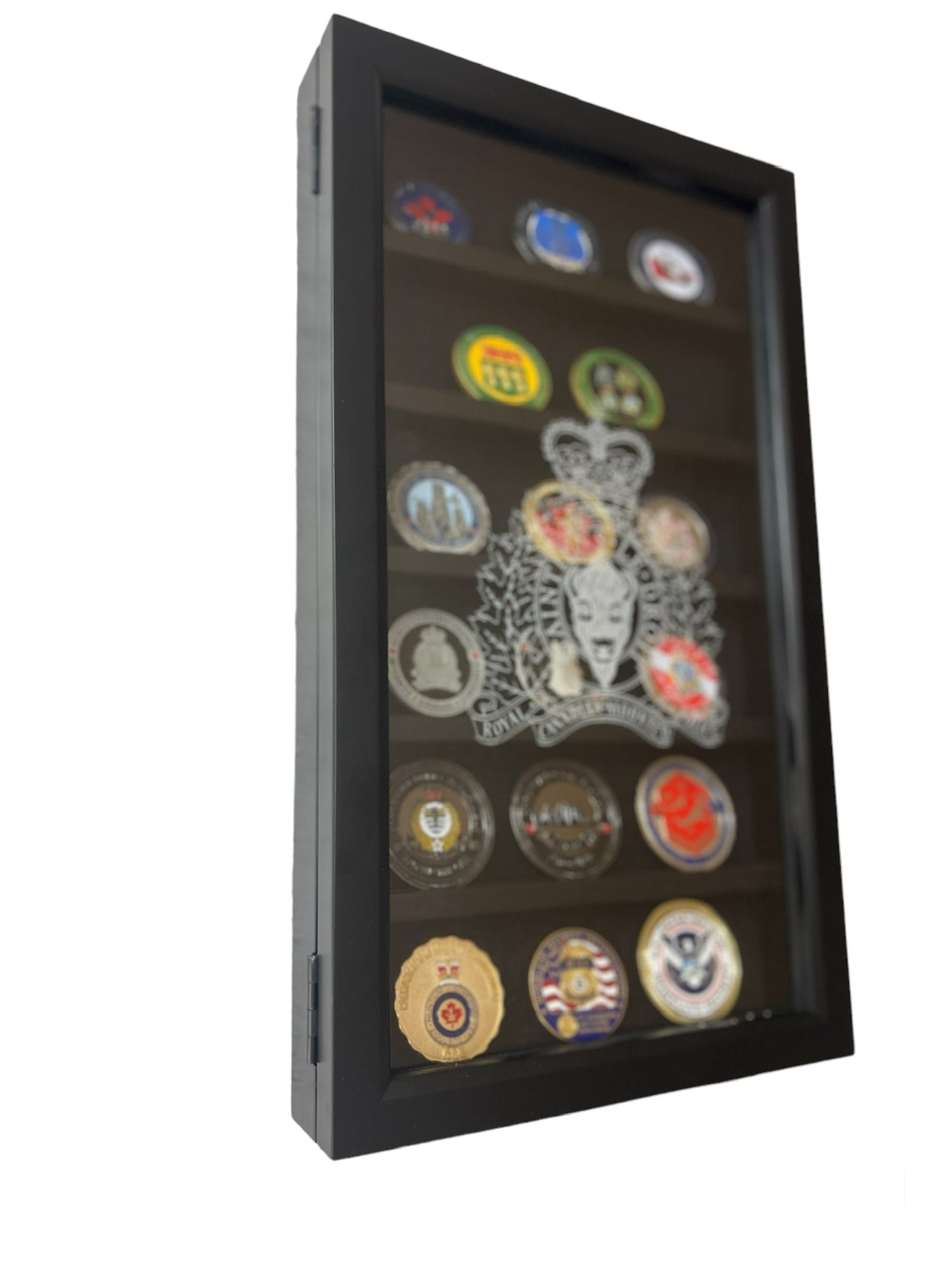 Custom Black Coin Display Case