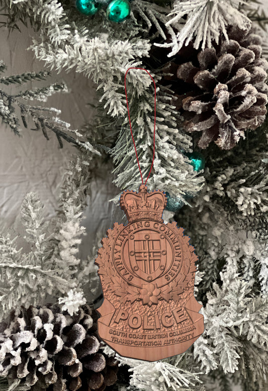 GVTAPS Police Christmas Ornament