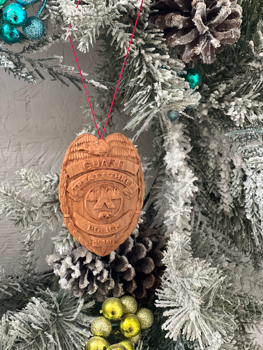 Treaty 3 Police Christmas Ornament