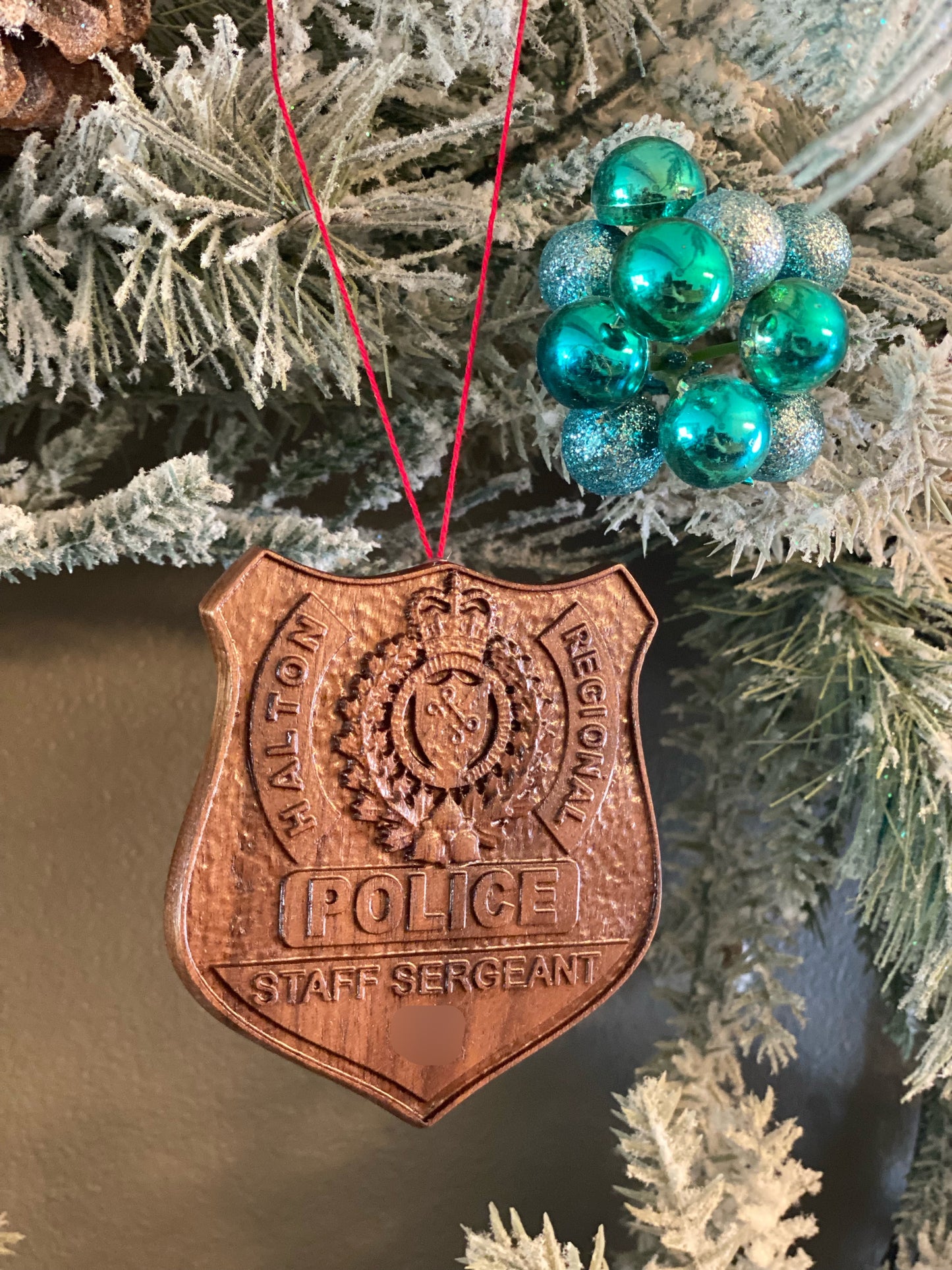 Halton Regional Police Christmas Ornament