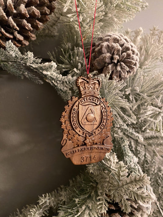 Delta Police Christmas Ornament