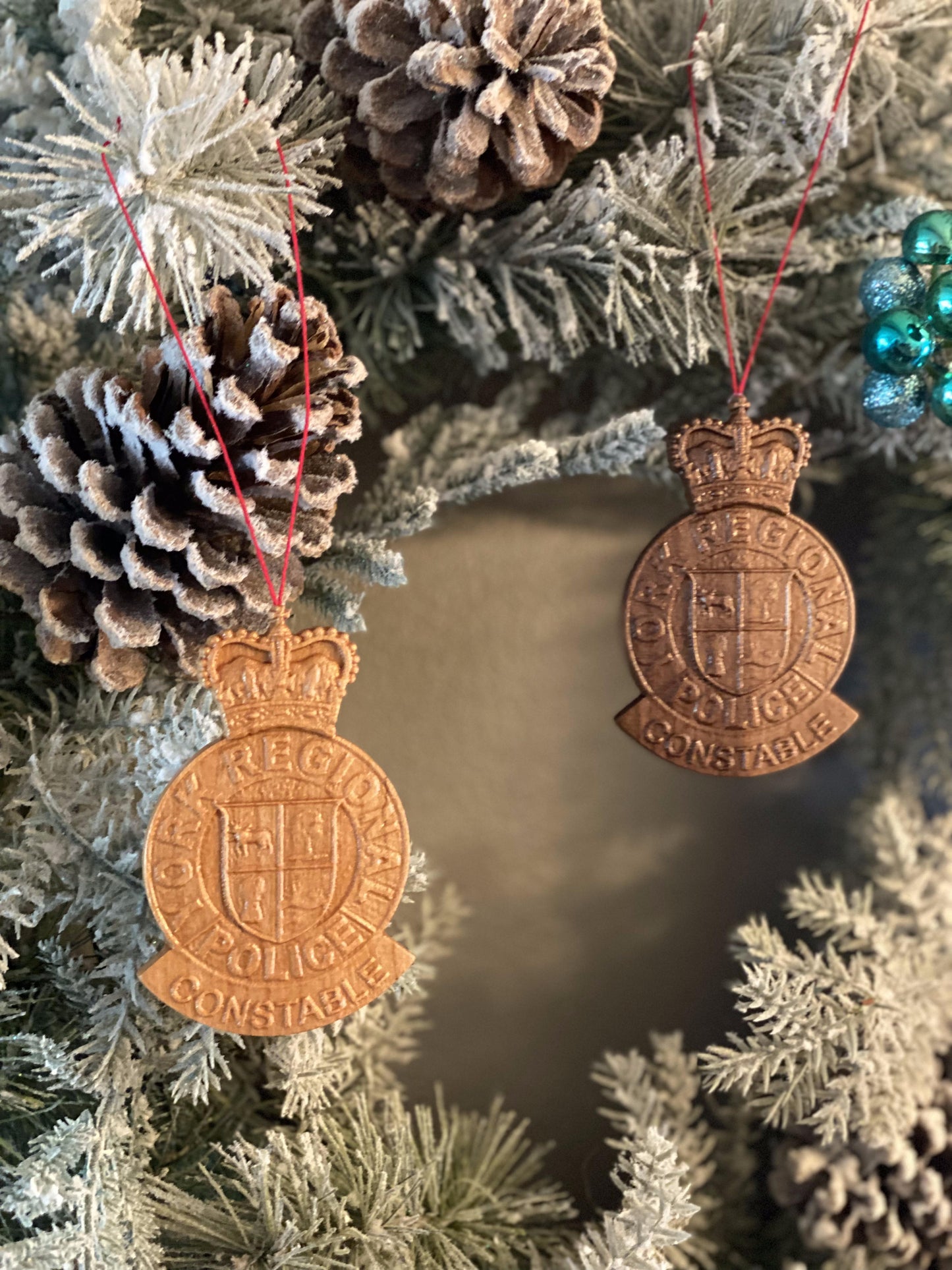 York Regional Police Christmas Ornament