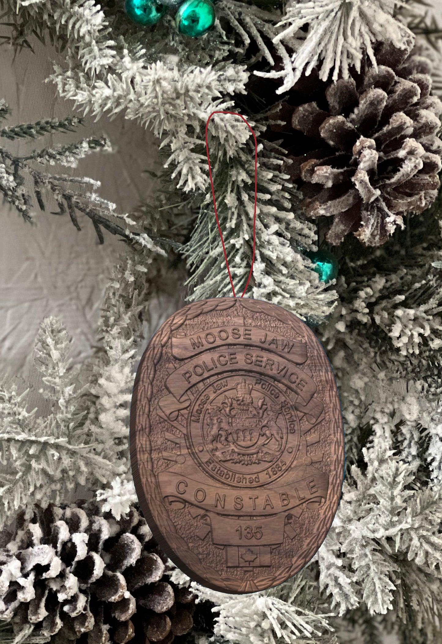 Moose Jaw Police Christmas Ornament