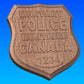 Canadian Military Police Wooden Badge