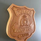 RCMP Wooden Badge