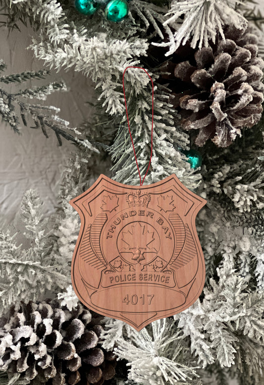 Thunder Bay Police Christmas Ornament