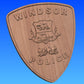Windsor Police Wooden Badge